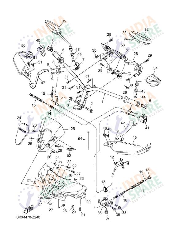 STEERING HANDLE & CABLE